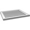Ekena Millwork Vertical Surface Mount PVC Gable Vent: Functional, w/ 2"W x 1-1/2"P Brickmould Frame, 24"W x 20"H GVPVE24X2002SF - alternate 5